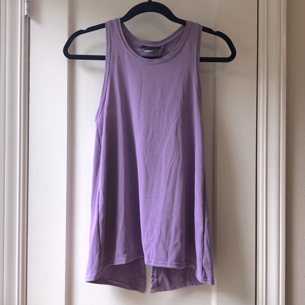 Purple Work Out Tank Top